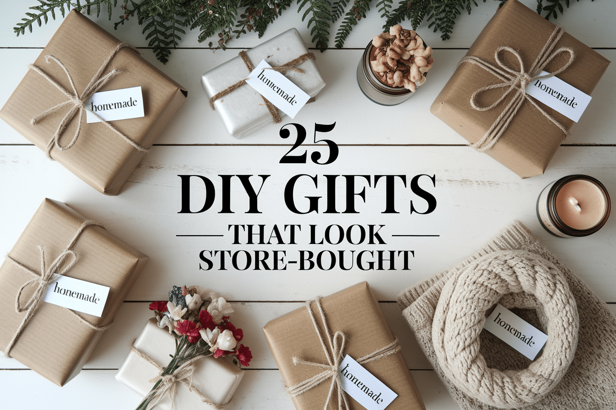 25 Easy DIY Gifts That Look Store Bought: Perfect for Any Occasion - WahooGifts