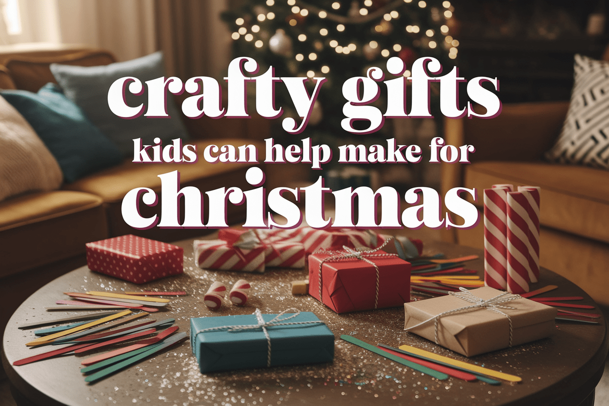 Crafty Gifts Kids Can Help Make for Christmas - WahooGifts