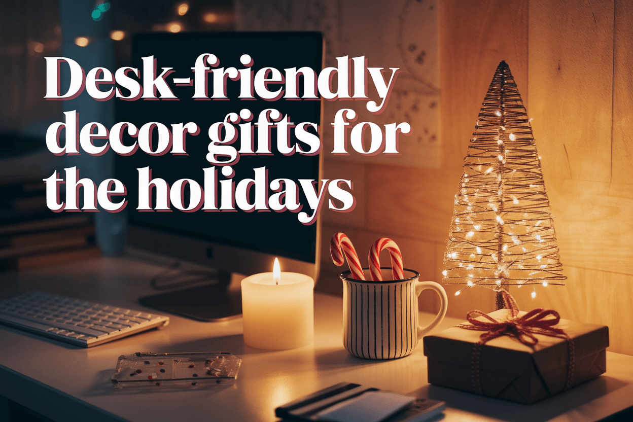 Desk Friendly Decor Gifts for the Holidays to Brighten Your Workspace - WahooGifts