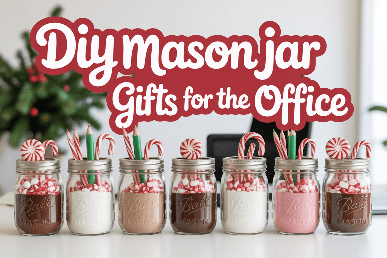 DIY Mason Jar Gifts for the Office Everyone Will Love - WahooGifts
