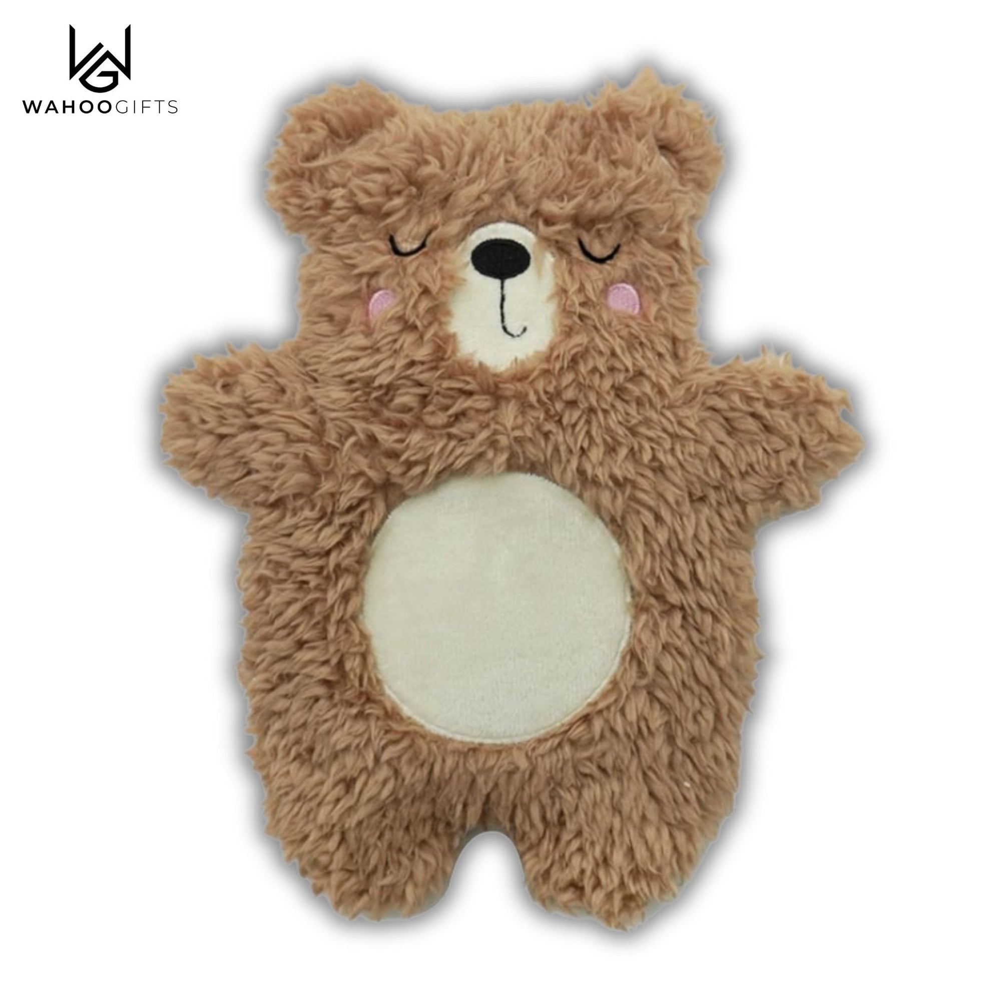 Teddy Bear Microwavable Plush Lavender Hot Water Bottle - WahooGifts
