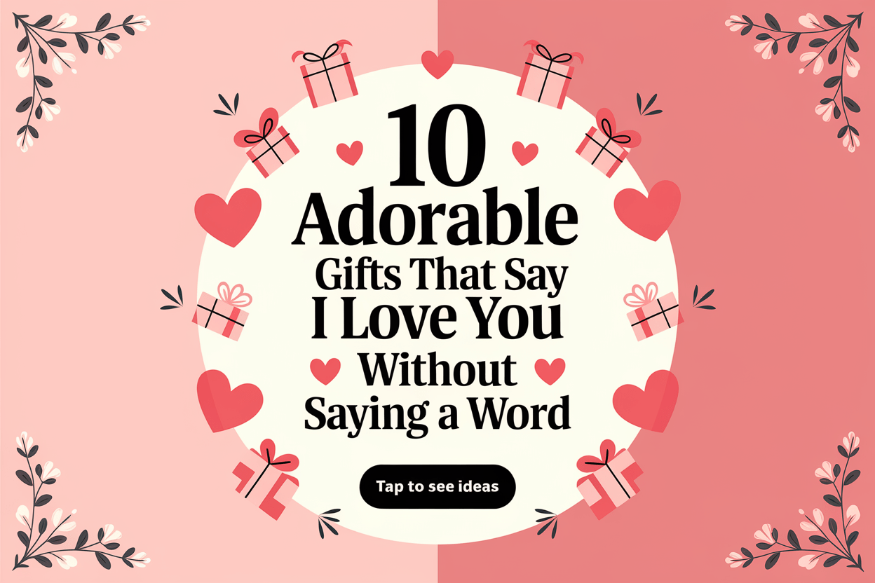 10 Adorable Gifts That Say I Love You Without Words - WahooGifts