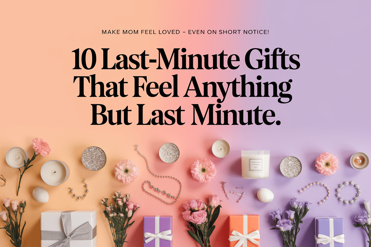 10 Thoughtful Last Minute Gifts for Mom That Don't Feel Last Minute - WahooGifts