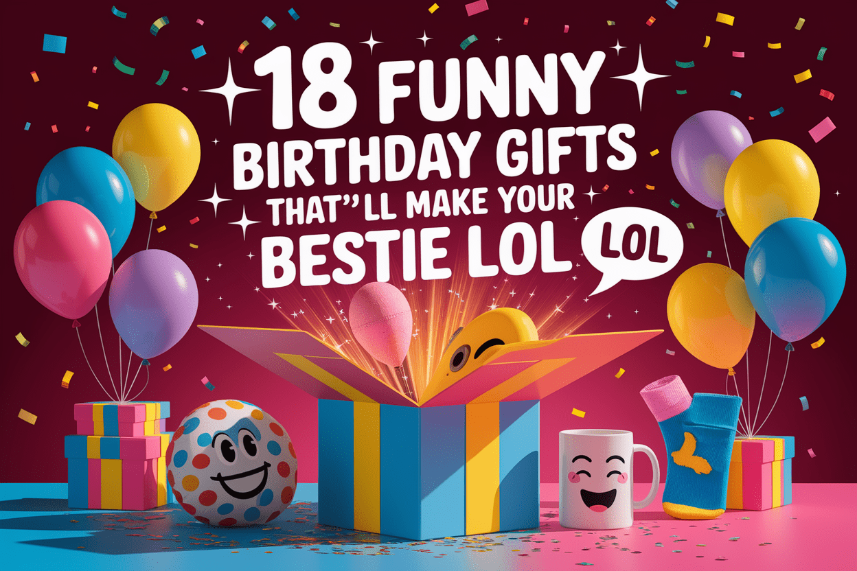 18 Hilarious Funny Birthday Gifts to Make Your Bestie Laugh Out Loud - WahooGifts