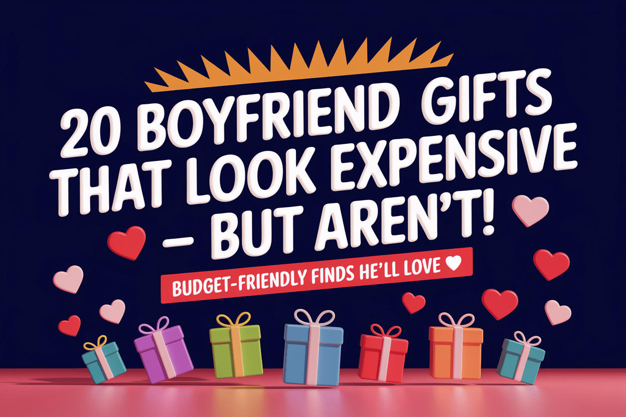 20 Budget Friendly Boyfriend Gifts That Feel Expensive and Thoughtful - WahooGifts
