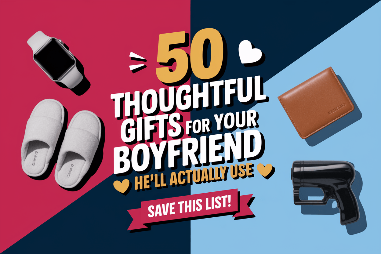 50 Thoughtful Gifts for Your Boyfriend He'll Actually Use and Love - WahooGifts