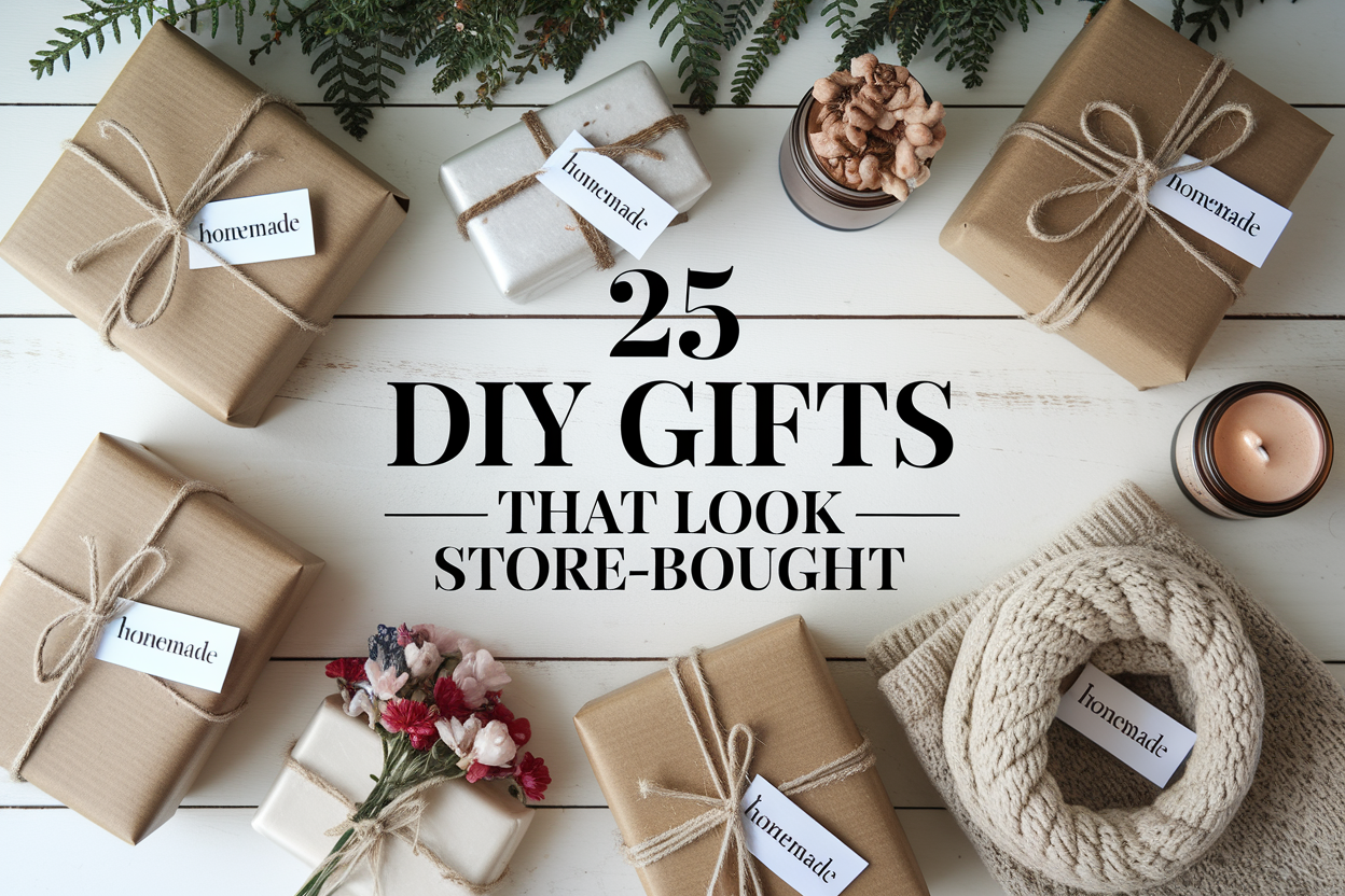 25 Easy DIY Gifts That Look Store Bought: Perfect for Any Occasion