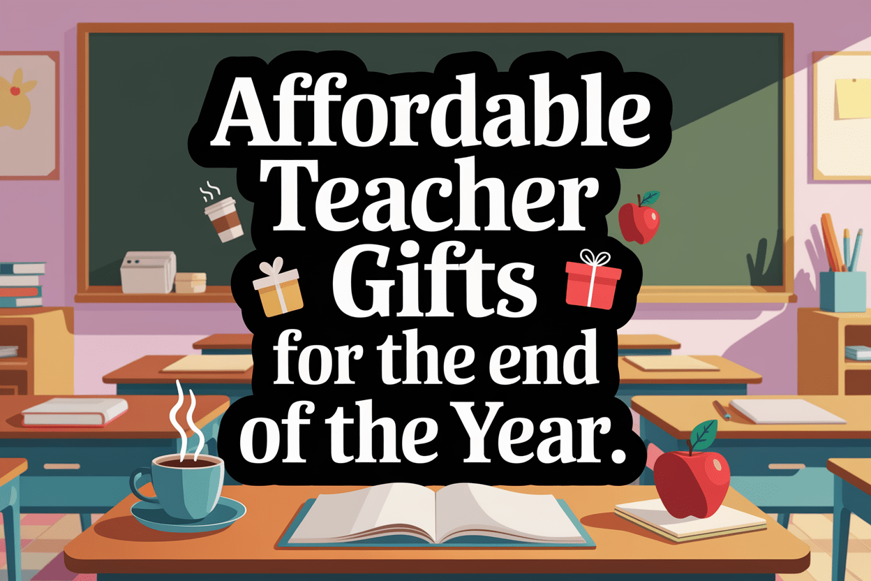 Affordable Teacher Gifts for the End of the Year That Show You Care - WahooGifts