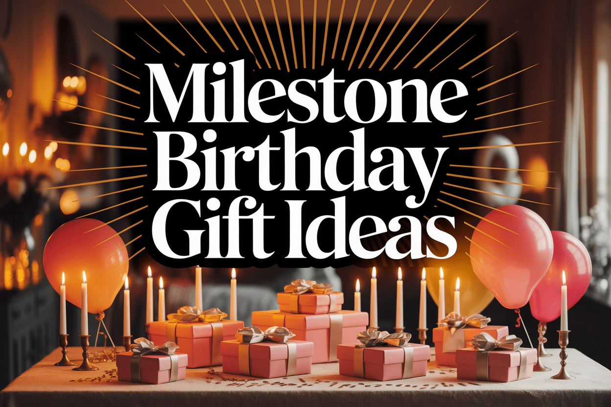 Best Milestone Birthday Gift Ideas to Celebrate Life's Big Moments - WahooGifts