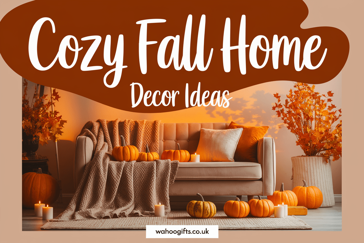 Cozy Fall Home Décor Ideas to Try This Year for a Warm Autumn Vibe - WahooGifts