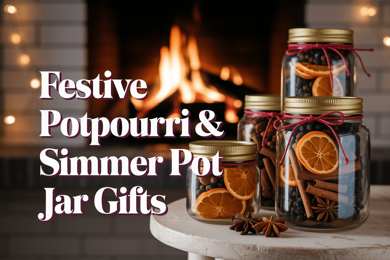 Delightful Festive Potpourri and Simmer Pot Jar Gifts for the Holidays - WahooGifts