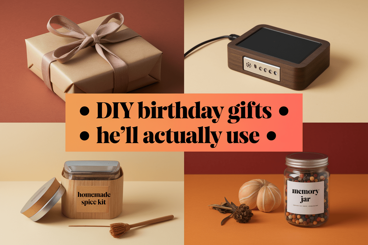 DIY Birthday Gifts for Him That He'll Actually Use - WahooGifts