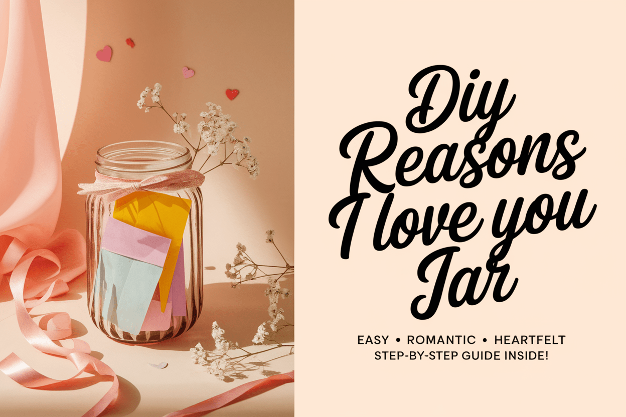 How to Make a Reasons I Love You Jar: A Heartfelt DIY Guide - WahooGifts