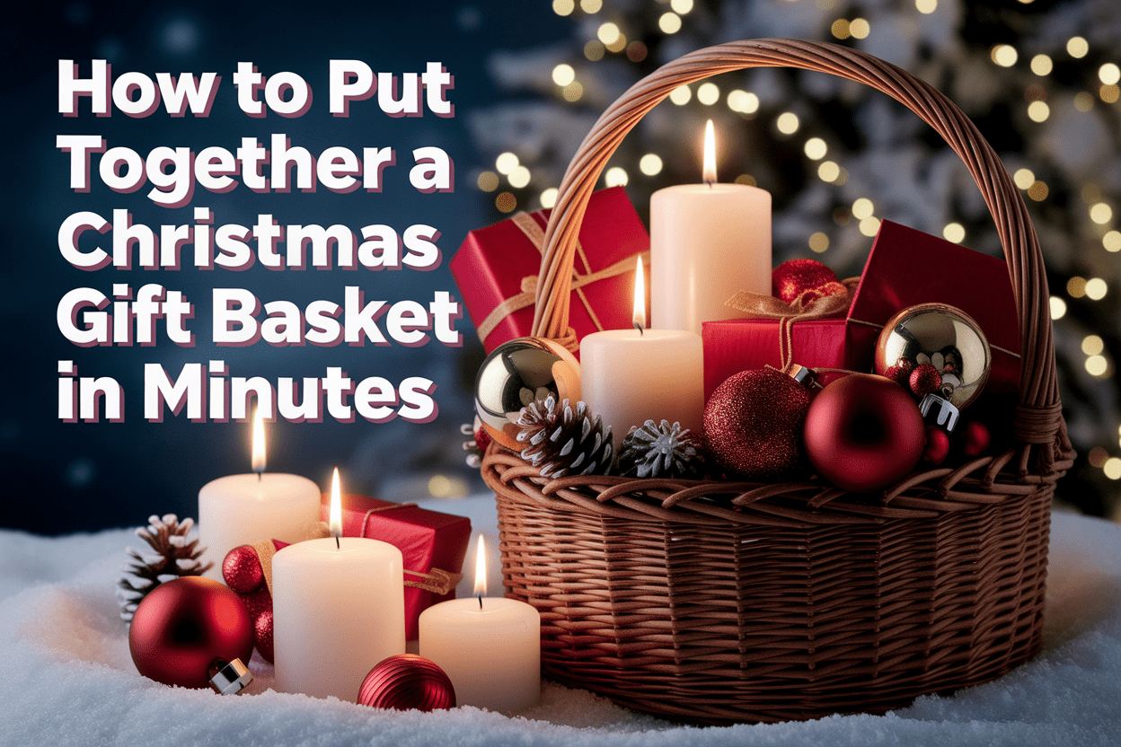 How to Put Together a Cute Christmas Gift Basket in Minutes - WahooGifts