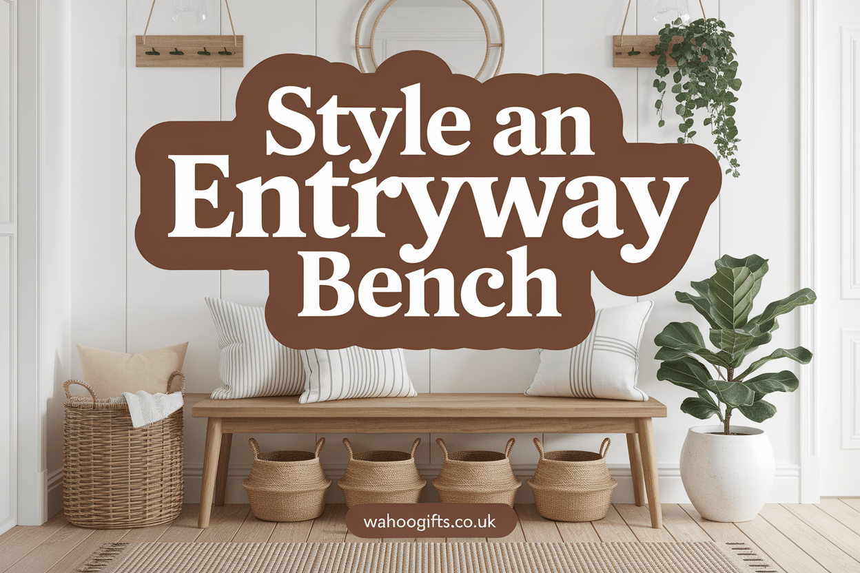 How to Style an Entryway Bench Like a Pro: Top Tips for a Warm Welcome - WahooGifts