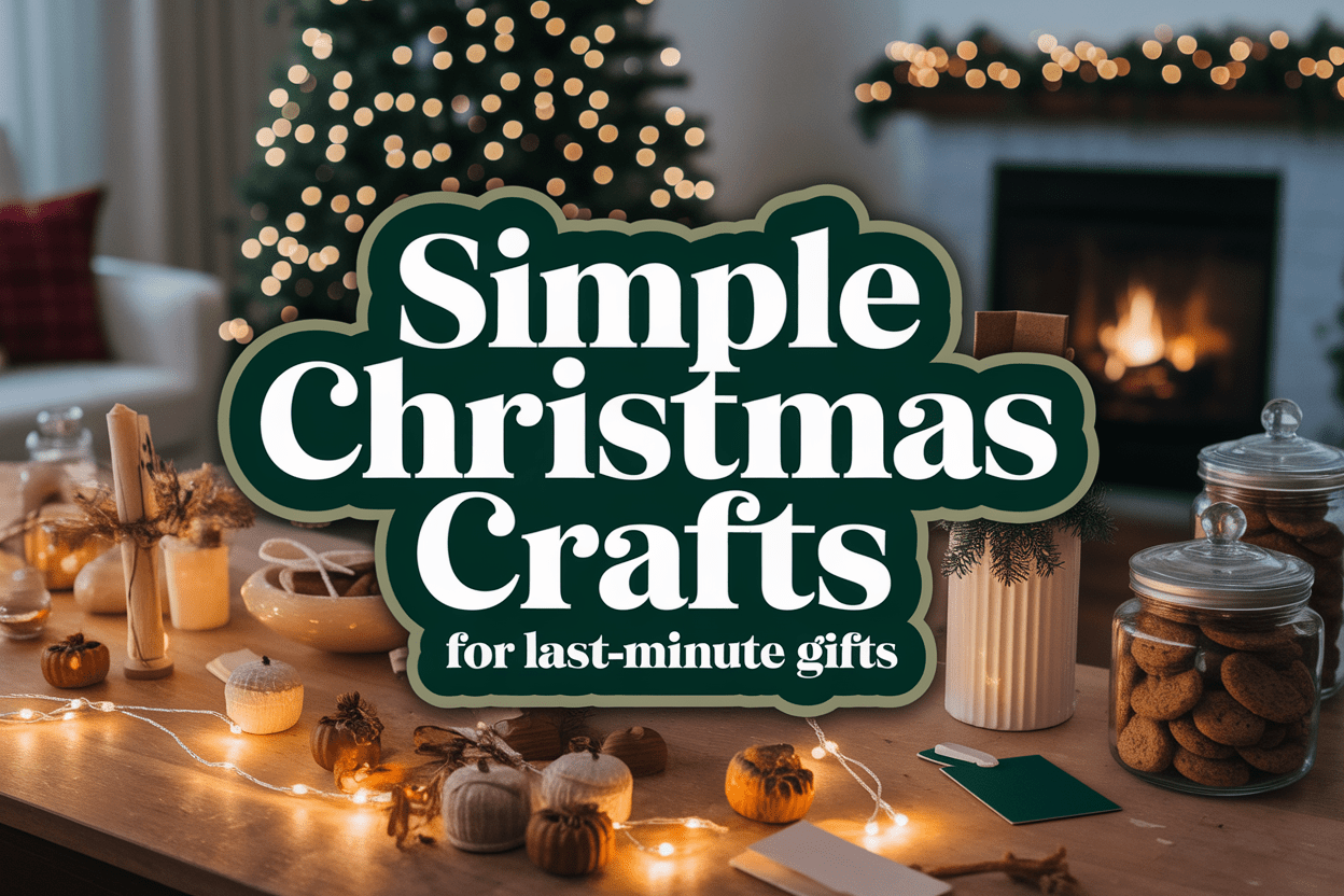 Simple Christmas Crafts for Last Minute Gifts That Everyone Will Love - WahooGifts