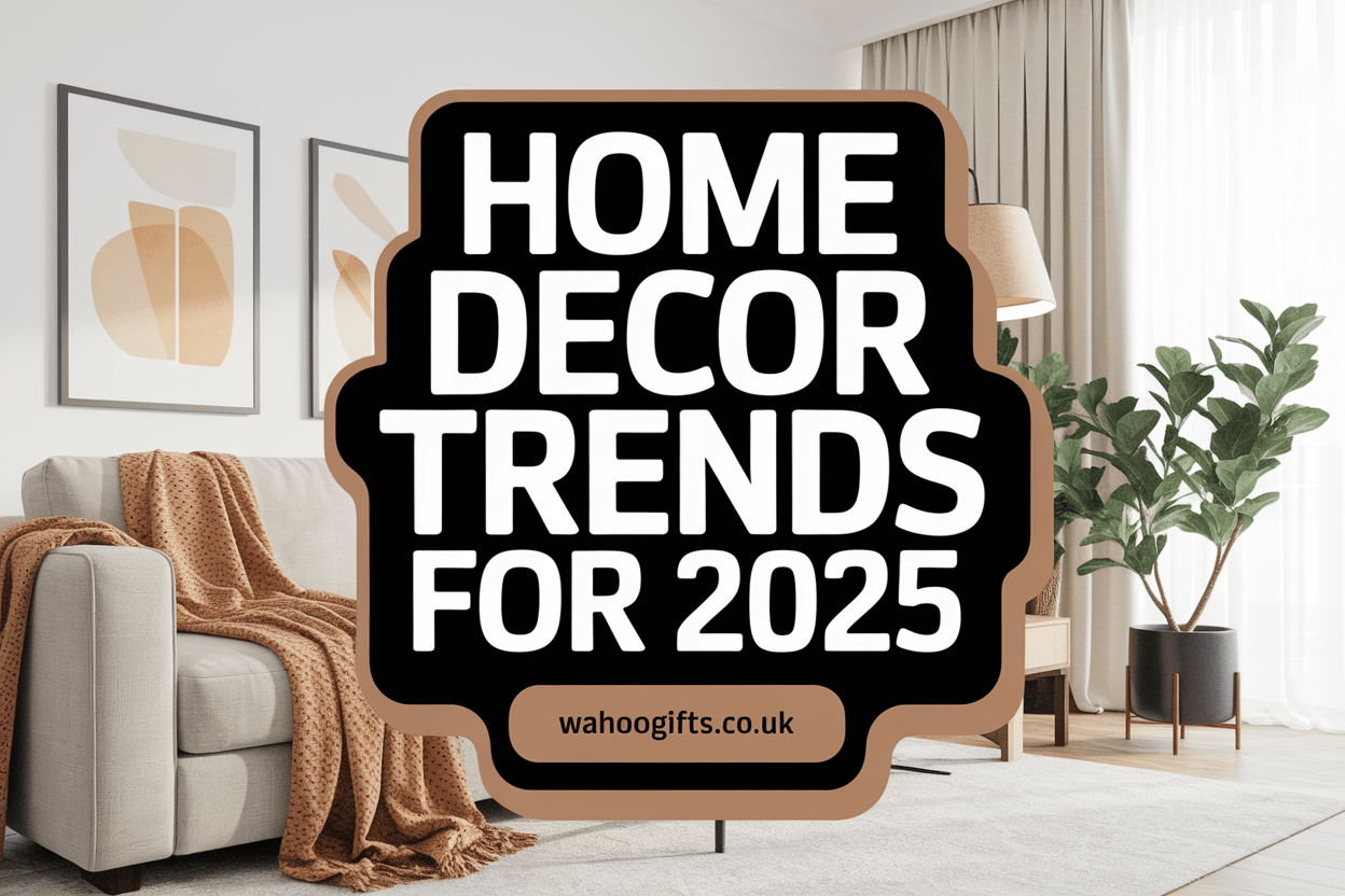 The Best Home Décor Trends for 2025: Style Your Space with Confidence - WahooGifts