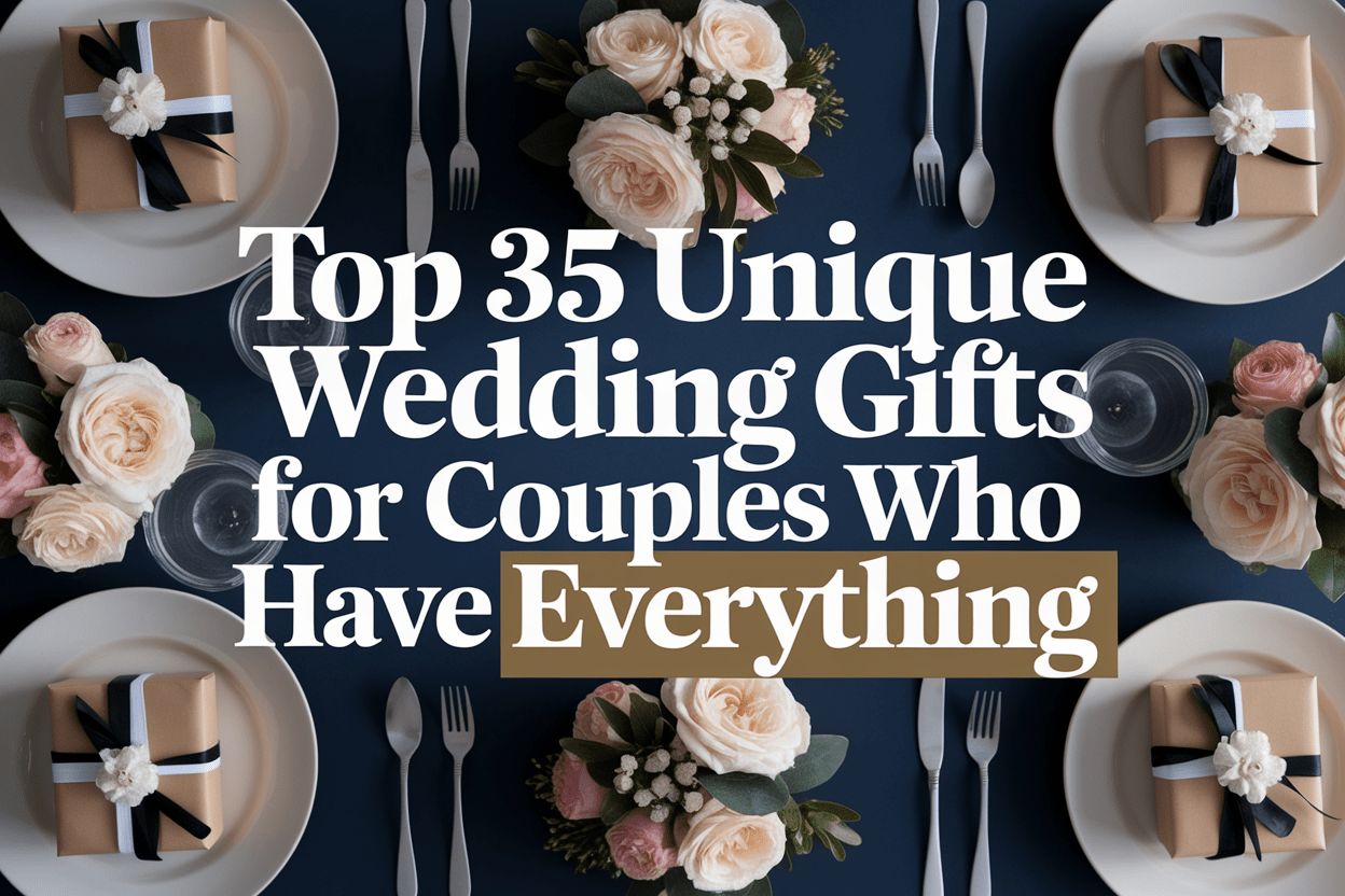 Top 35 Unique Wedding Gifts for Couples Who Have Everything - WahooGifts