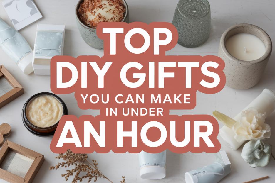 Top DIY Gifts You Can Make in Under an Hour - WahooGifts