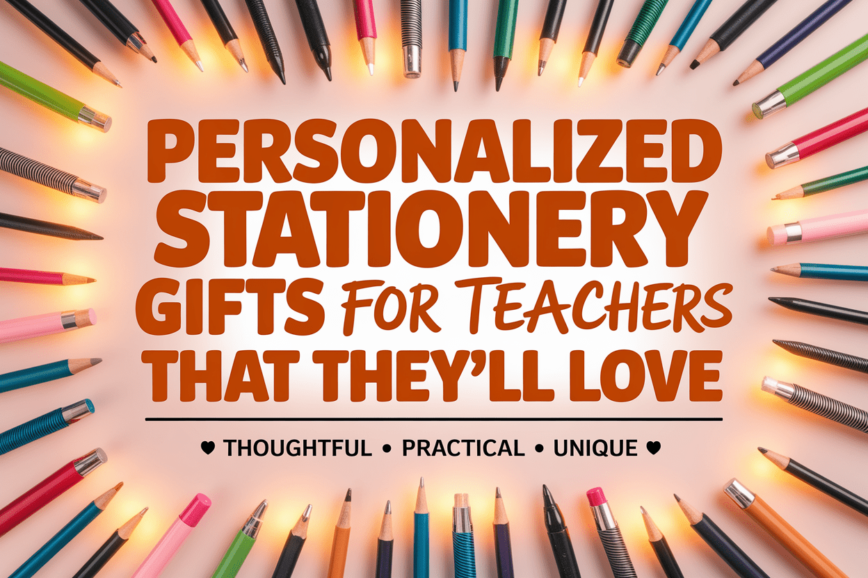Top Personalized Stationery Gifts for Teachers They Will Cherish - WahooGifts