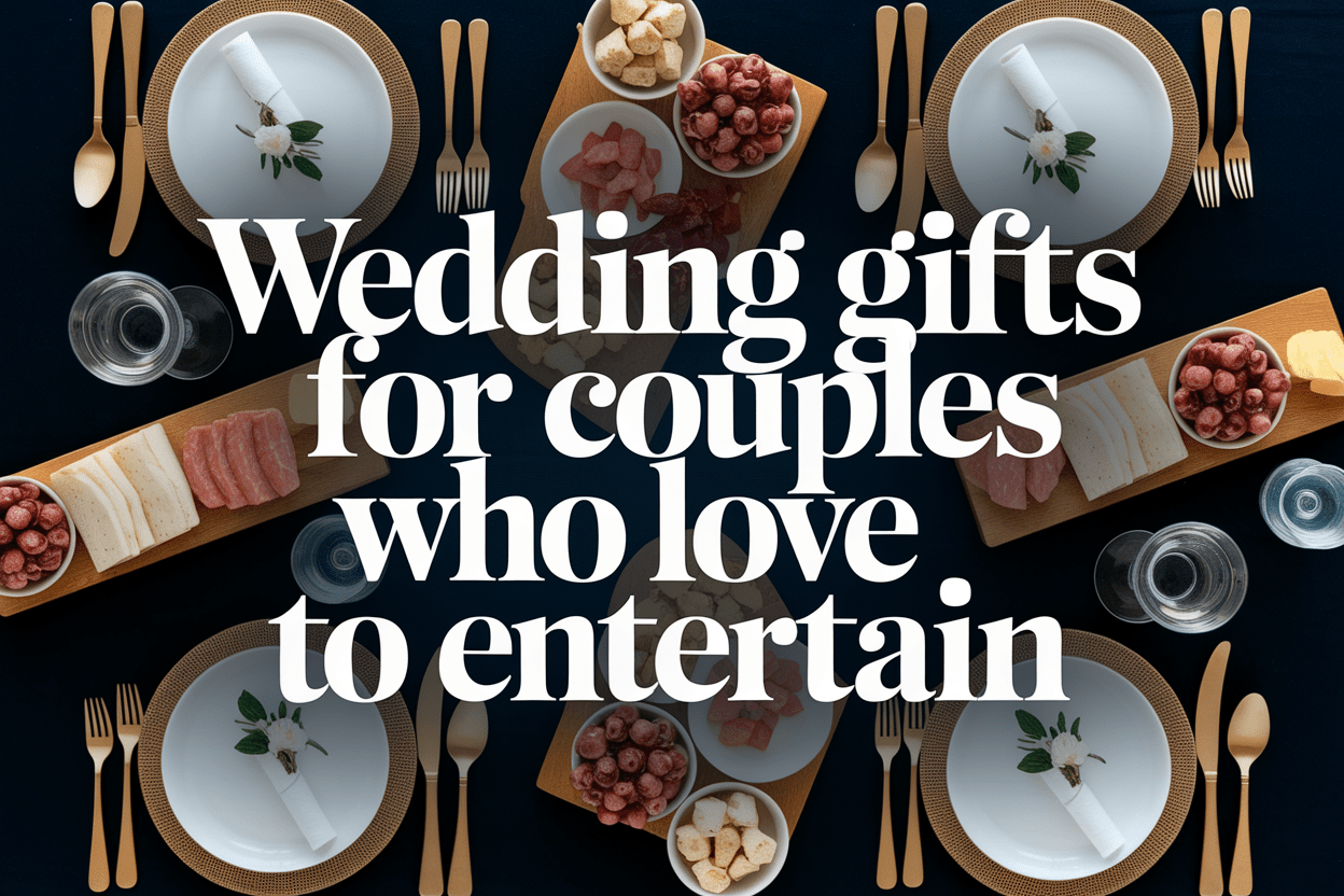 Top Wedding Gifts for Couples Who Love to Entertain Perfectly - WahooGifts