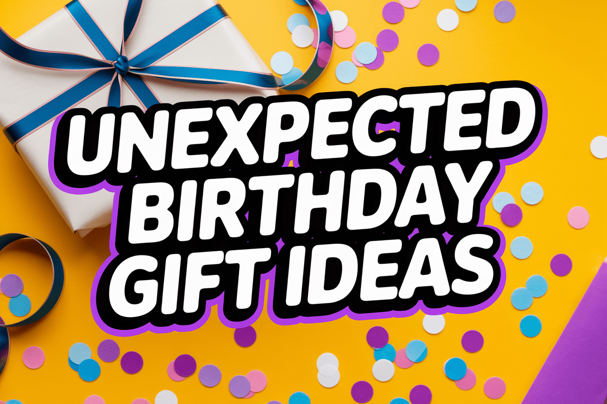 Unexpected Birthday Gift Ideas They'll Talk About All Year: Top Picks - WahooGifts
