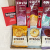 Tea and Coffee Hamper – Letterbox Gift Set with Biscuits & Coffee