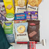 Grandad Birthday Gifts - Tea & Biscuit Hamper with Novelty Socks