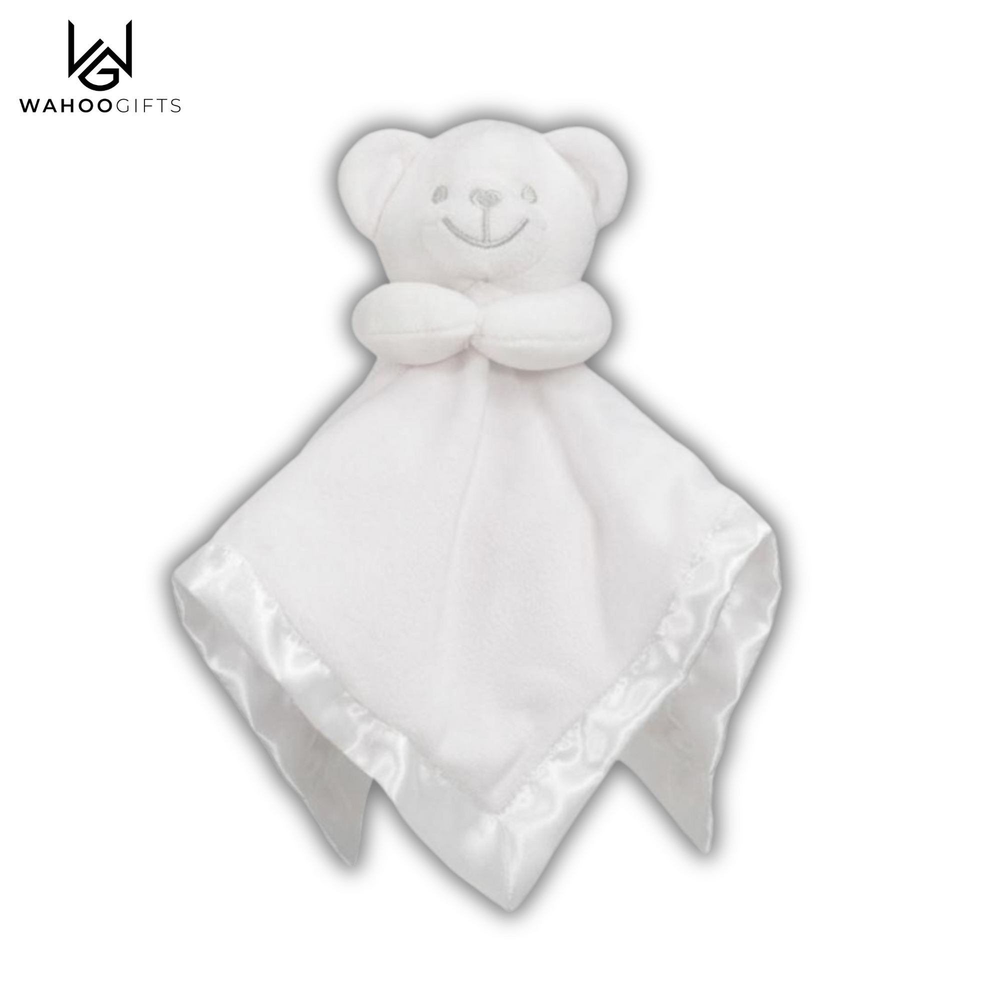 Baby Comforter Gift - White Bear