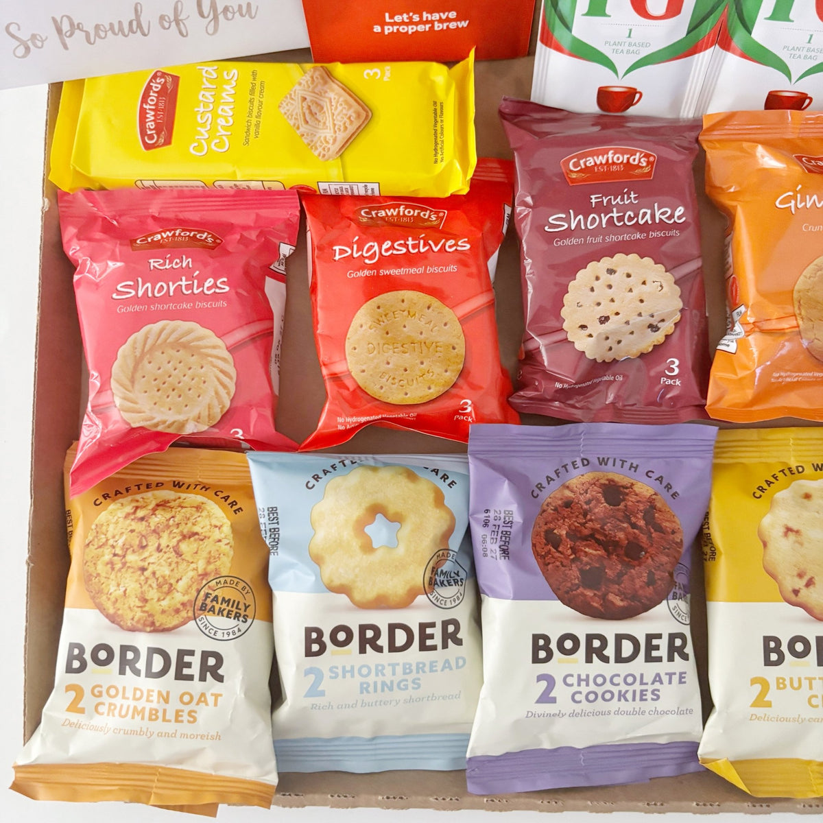 Afternoon Tea Letterbox Gift – British Tea & Biscuit Hamper - WahooGifts