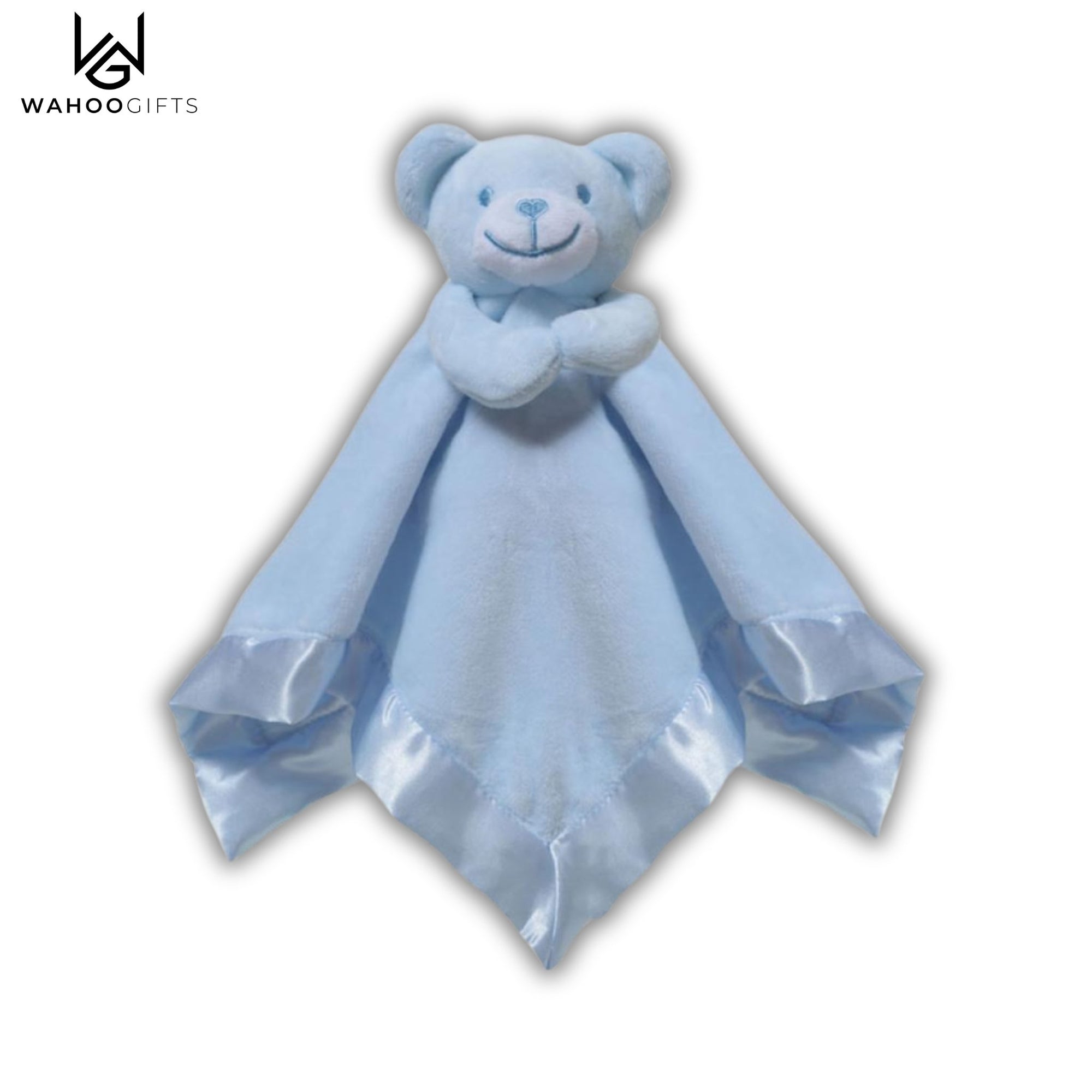 Baby Boy Comforter - Blue Bear - WahooGifts