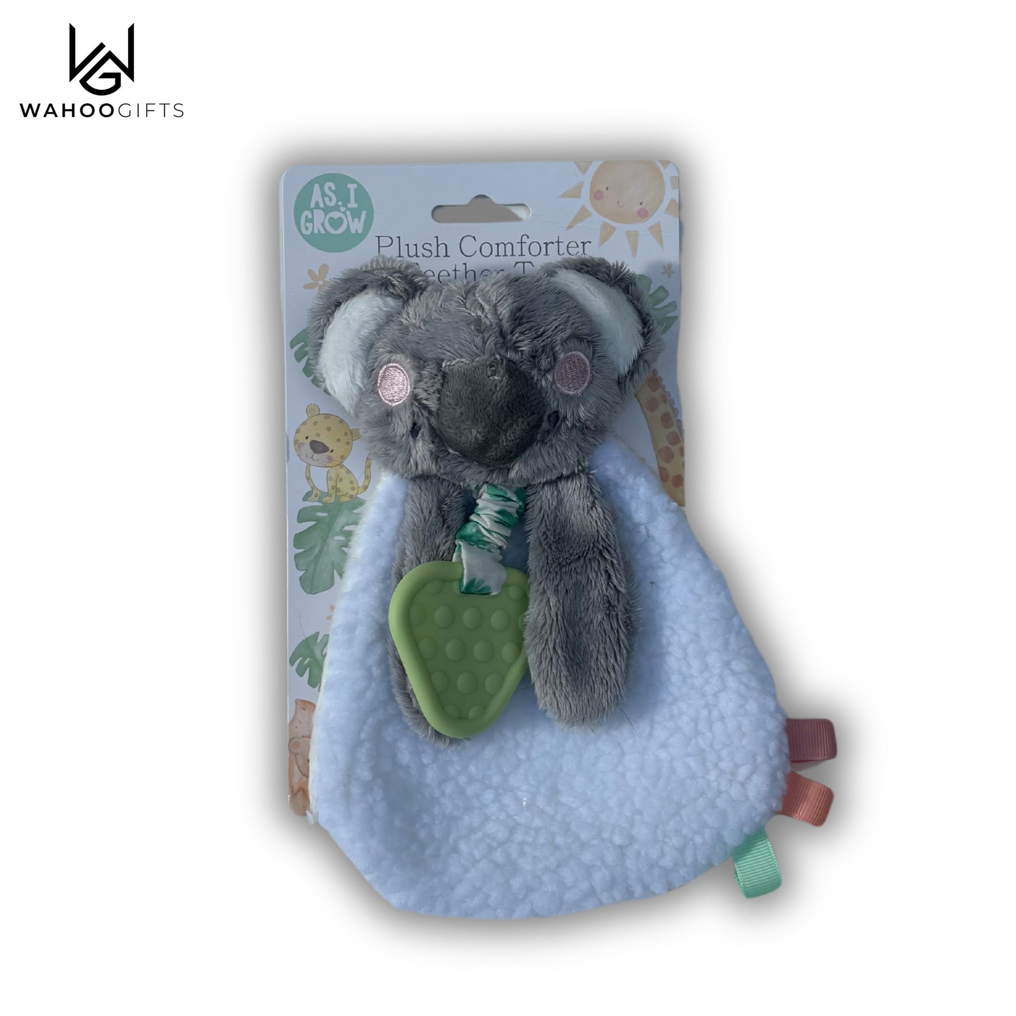 Baby Comforter - Koala With Teether Toy - WahooGifts