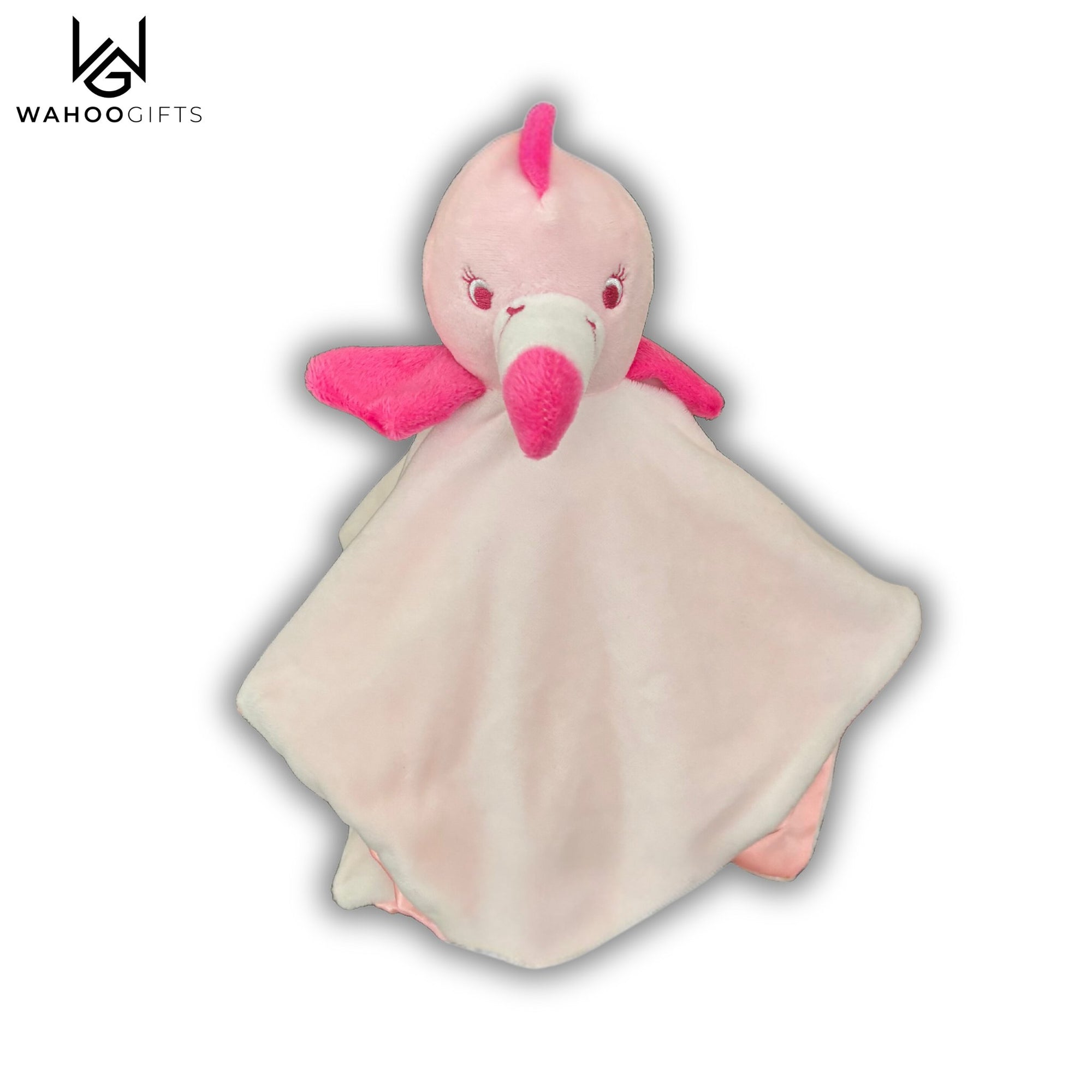 Baby Girl Comforter Gift - Pink Flamingo - WahooGifts