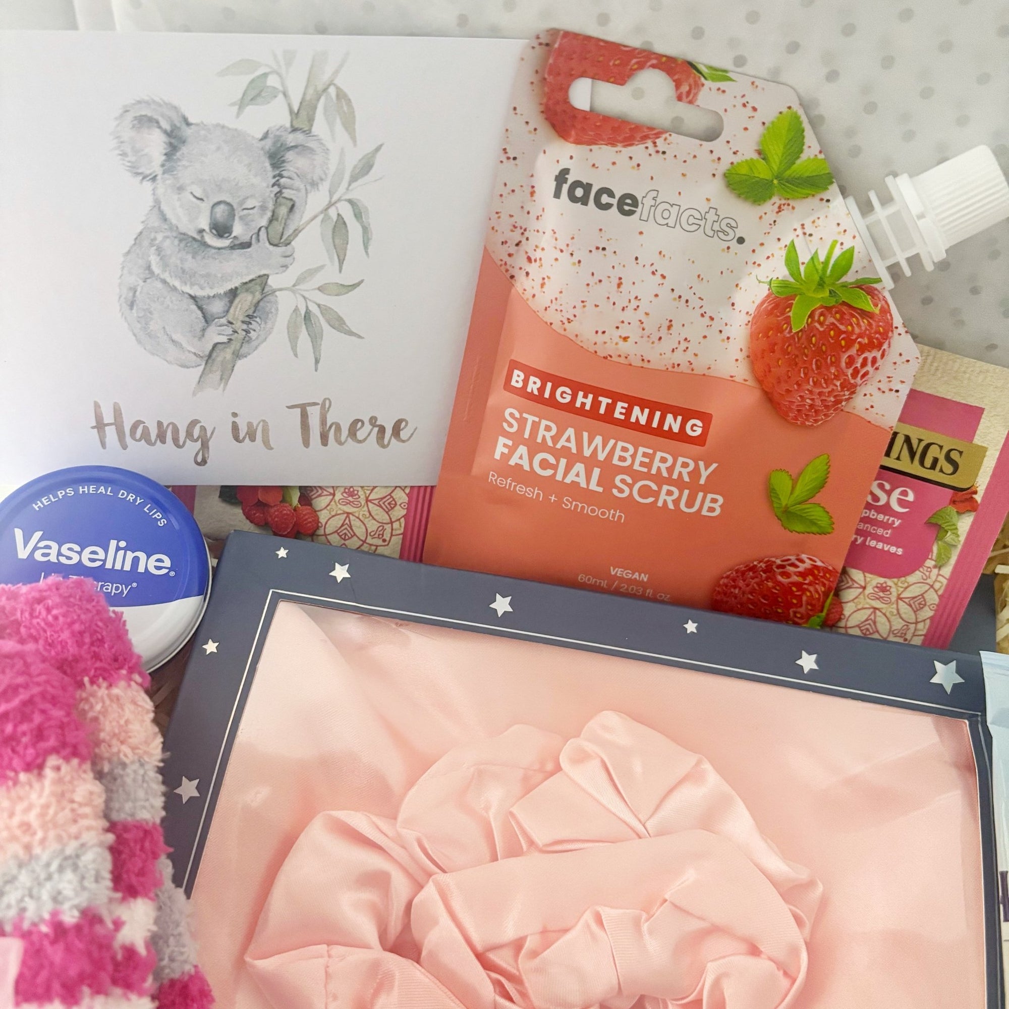 Bedtime Pamper Hamper – Satin Pillowcase Self - Care Gift Box - WahooGifts