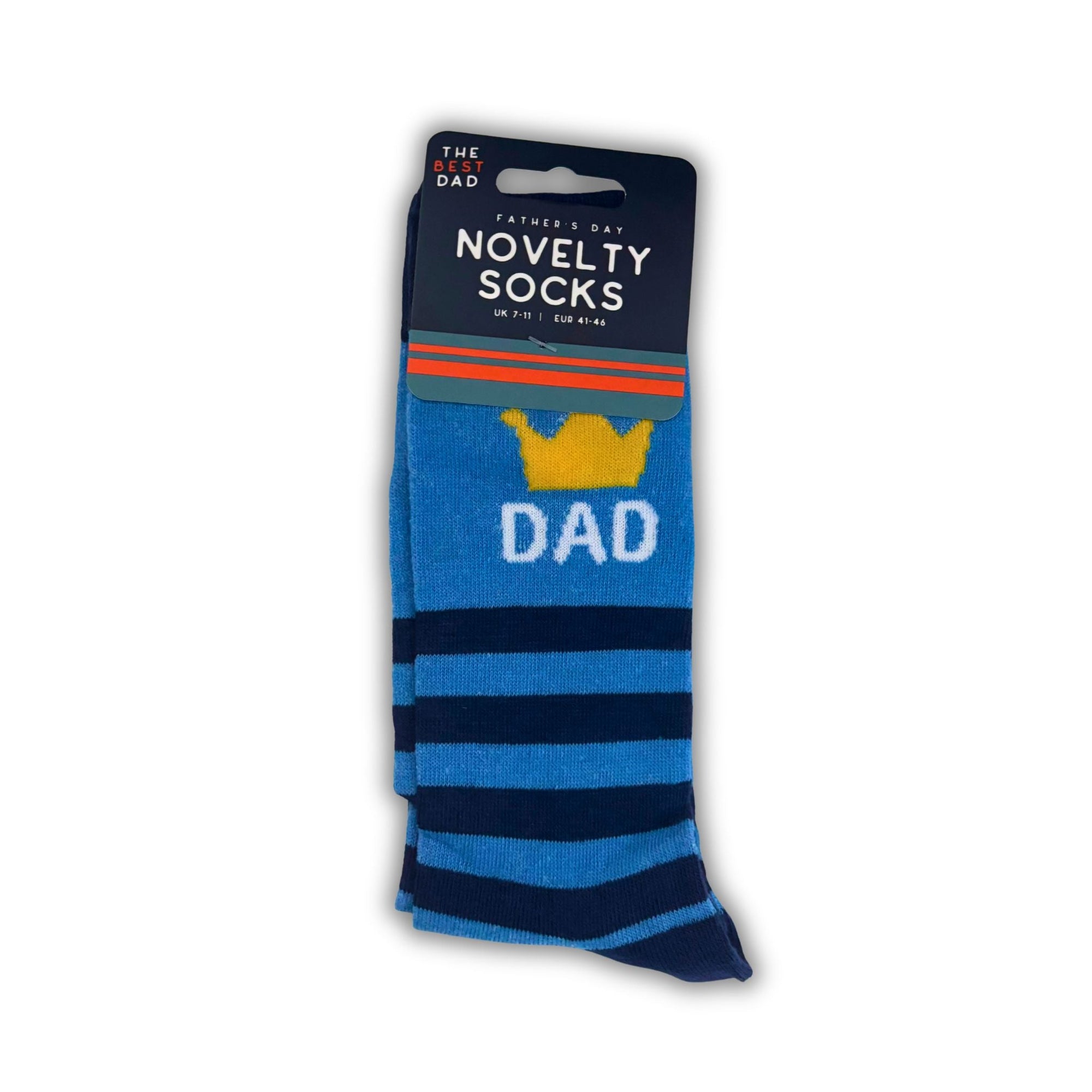 Best Dad Crown Novelty Socks - WahooGifts