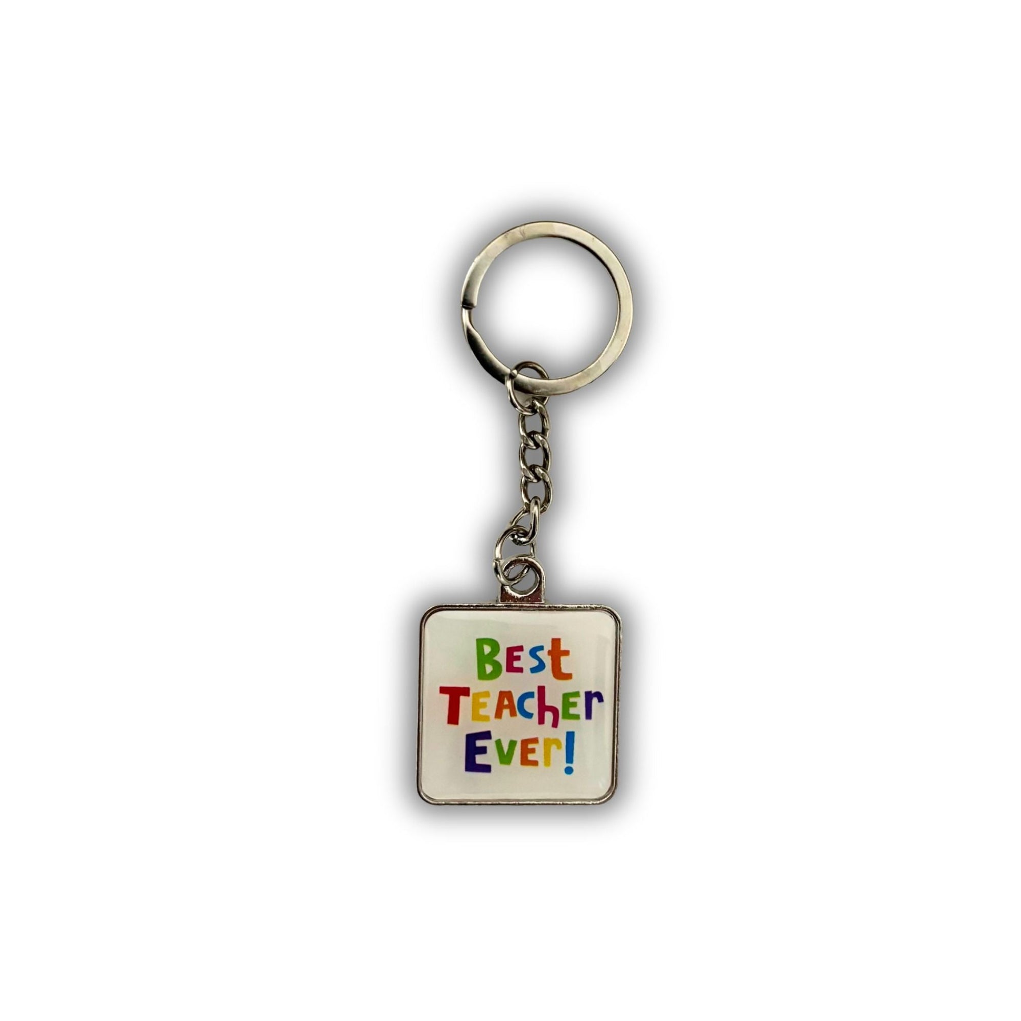 Best Teacher Ever Keyring – Colourful Teacher Thank You Gift - WahooGifts