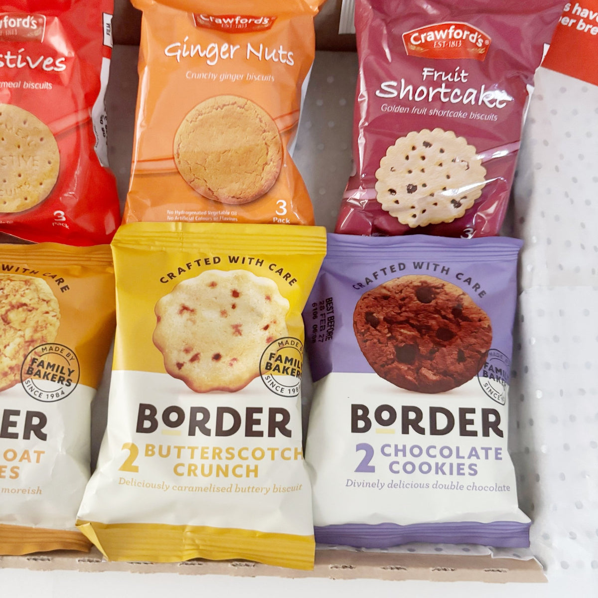 Birthday Biscuit Hamper – Tea & Biscuits Letterbox Gift Box - WahooGifts