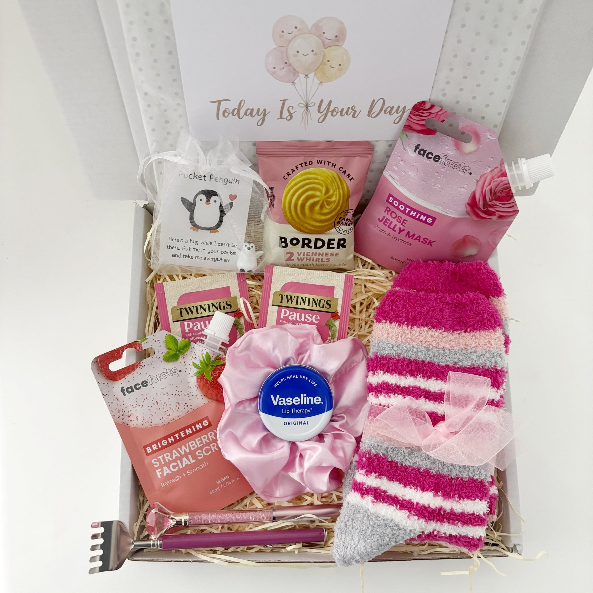 Birthday Pamper Hamper – Today Is Your Day Self - Care Gift Box - WahooGifts