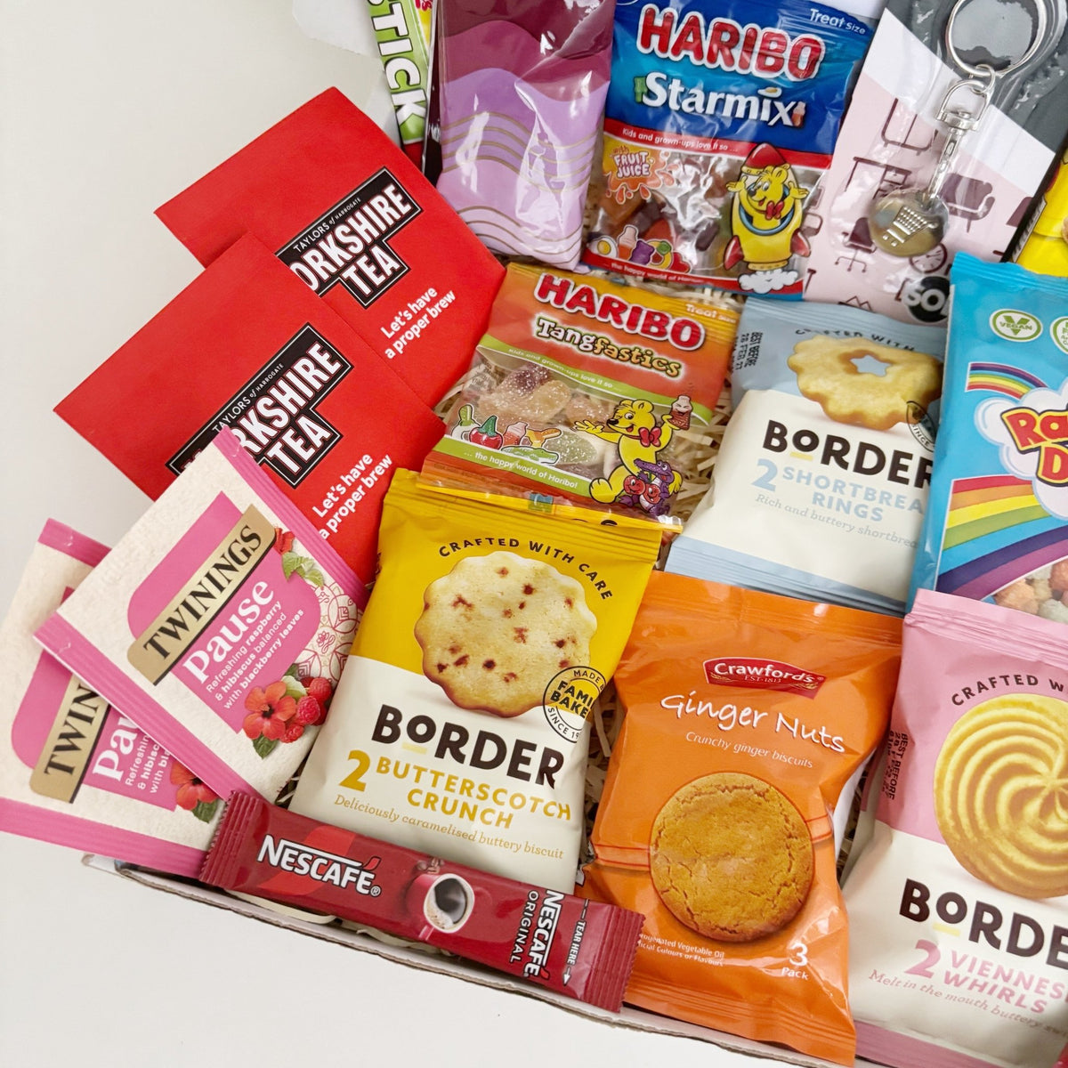 Cheer Up Gift – Treat Hamper with Tea, Coffee, Sweets & Biscuits - WahooGifts