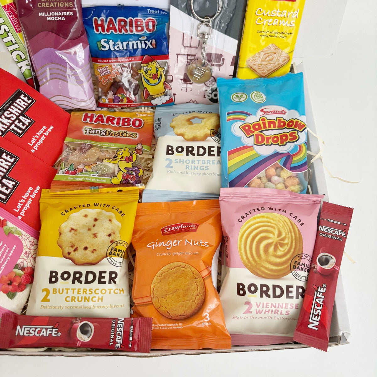Cheer Up Gift – Treat Hamper with Tea, Coffee, Sweets & Biscuits - WahooGifts