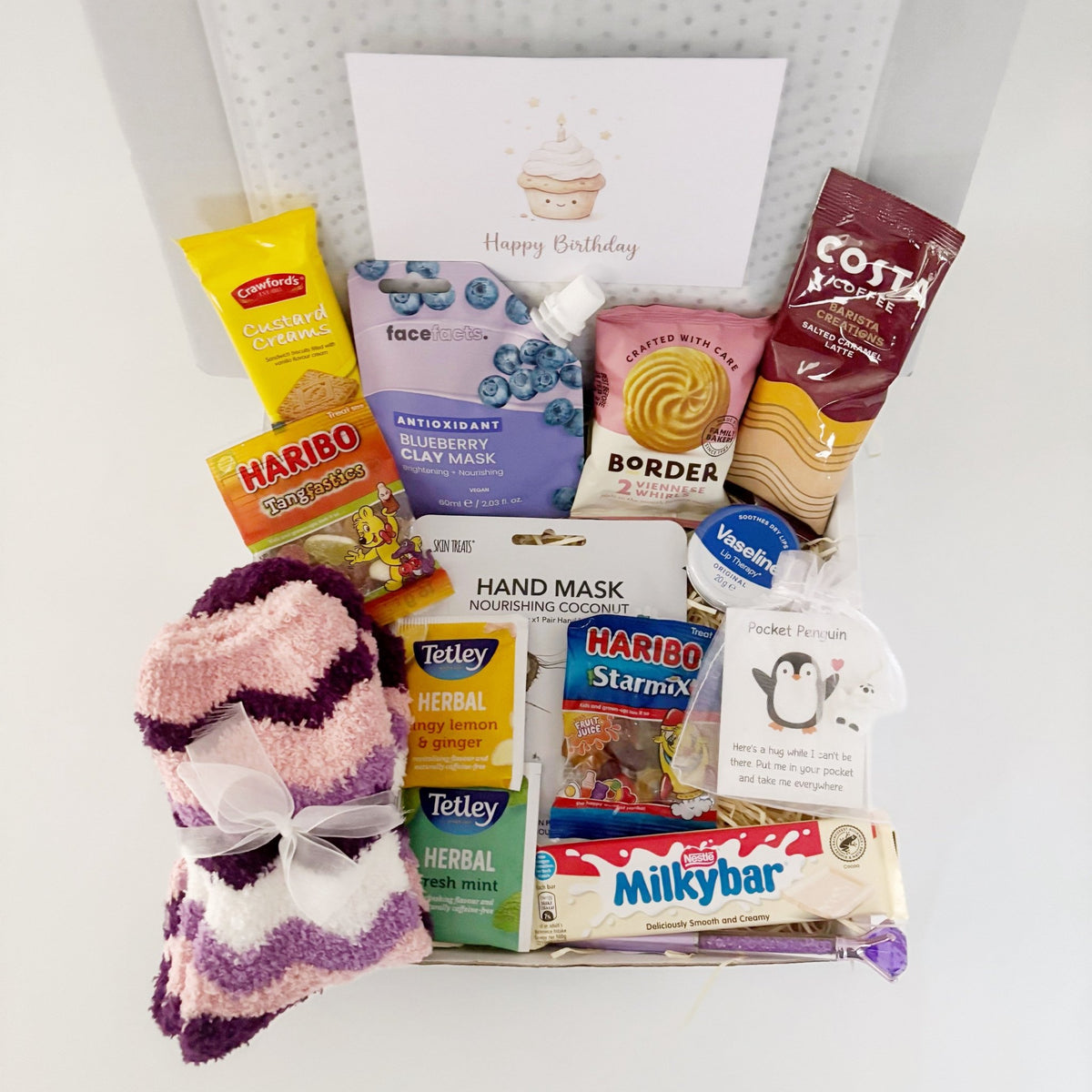 Christmas Gift for Nan – Pamper Hamper with Cosy Socks & Treats - WahooGifts