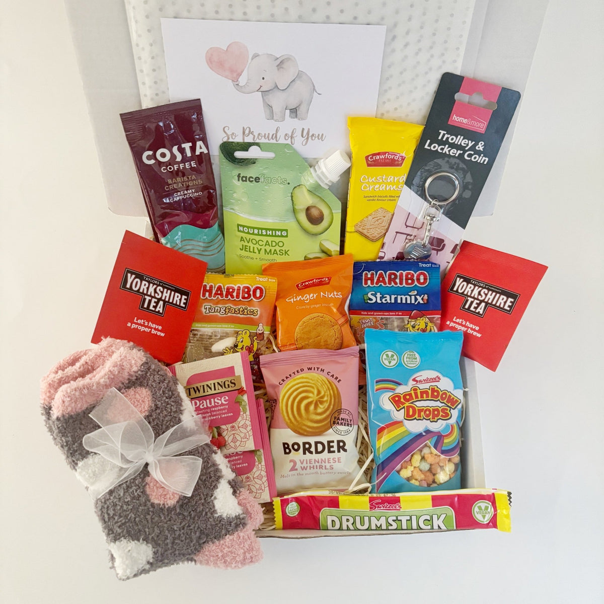 Christmas Gifts for Girlfriend – Pamper Hamper with Cosy Socks & Treats - WahooGifts