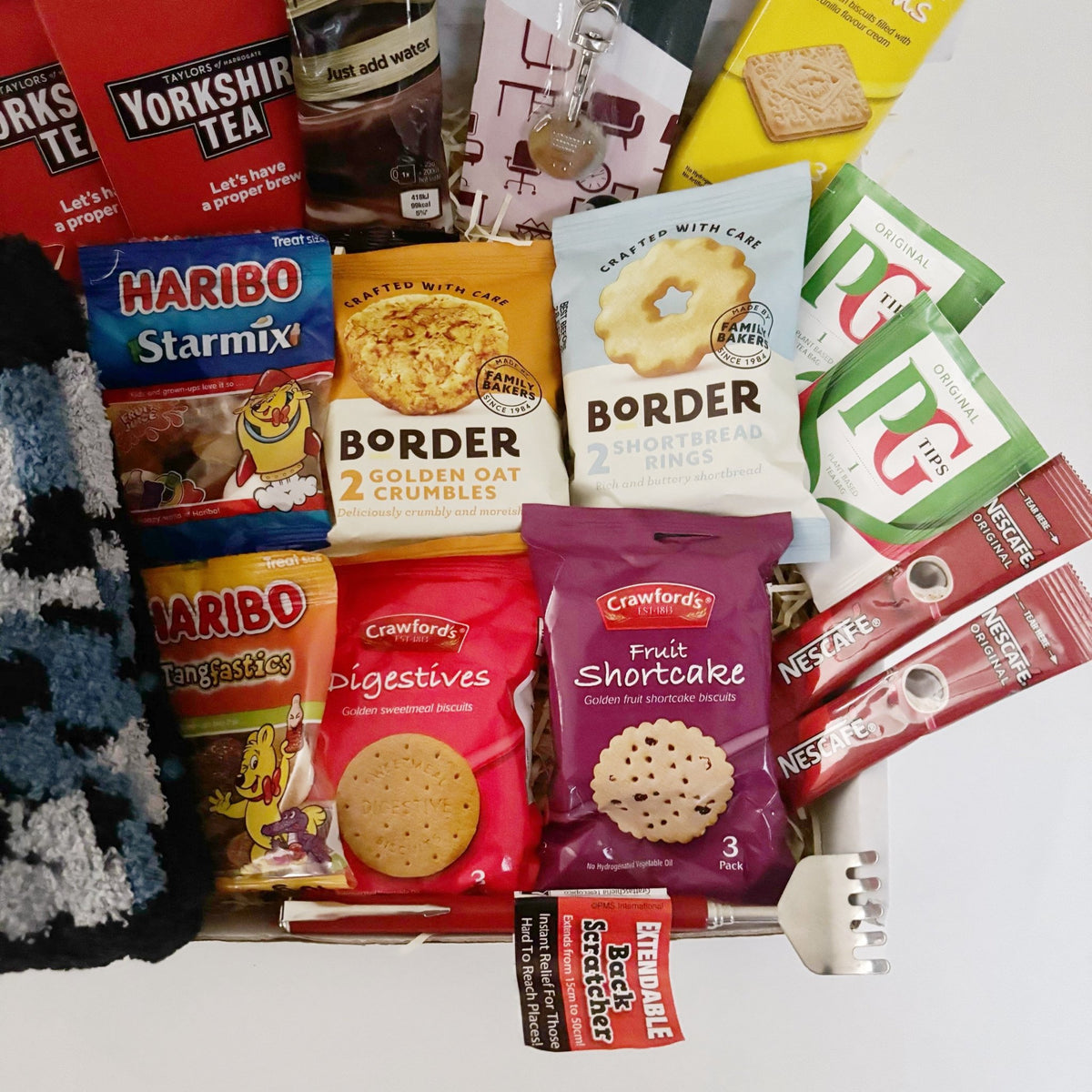 Christmas Gifts for Men – Cosy Socks, Tea & Treats Hamper - WahooGifts
