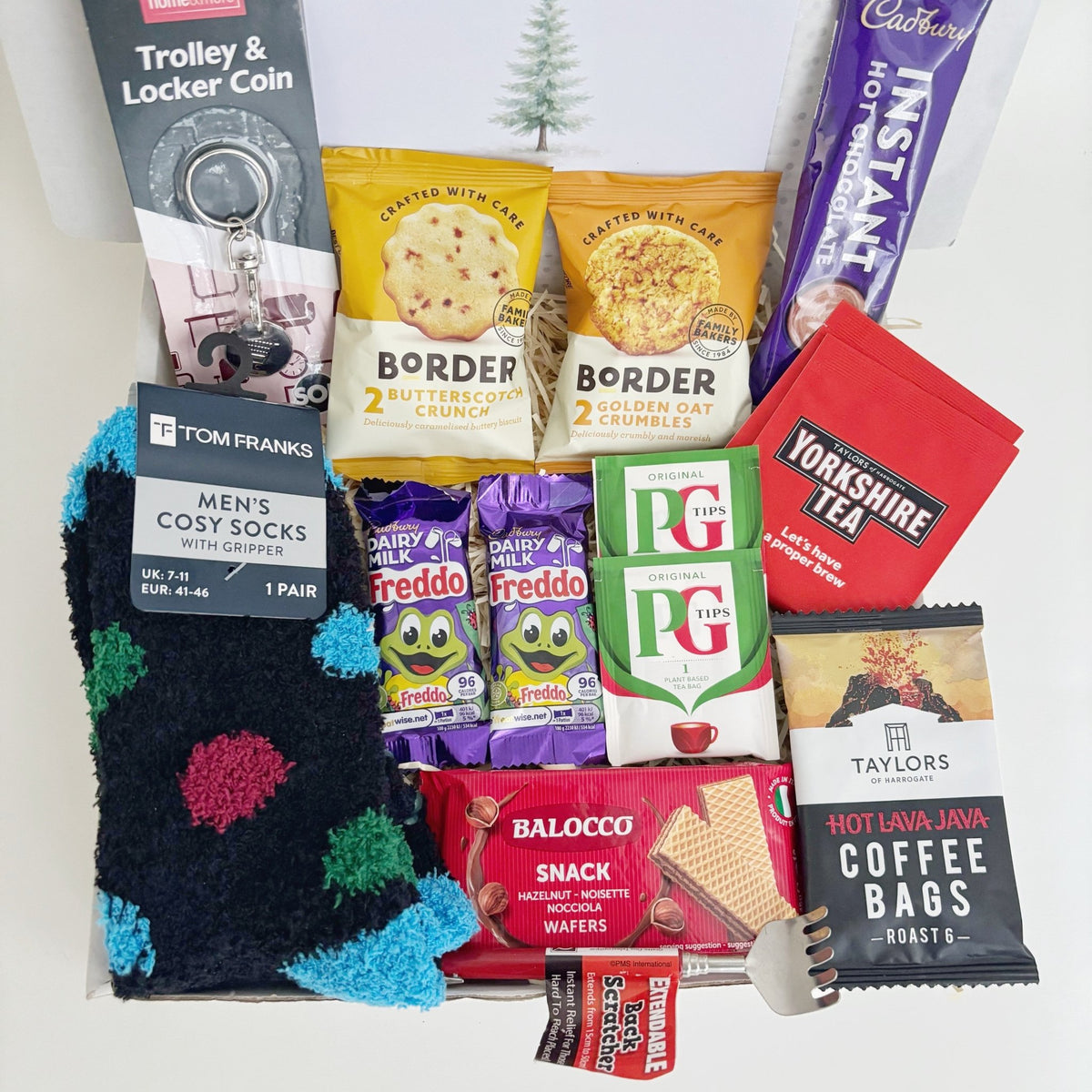 Christmas Gifts for Men Who Have Everything – Cosy Socks & Treat Hamper - WahooGifts
