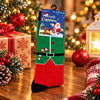 Christmas Novelty Socks – Green Elf Costume Design – UK 6–11 - WahooGifts