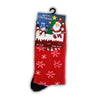 Christmas Novelty Socks – Red Snowflake Design – UK 4–6.5 - WahooGifts