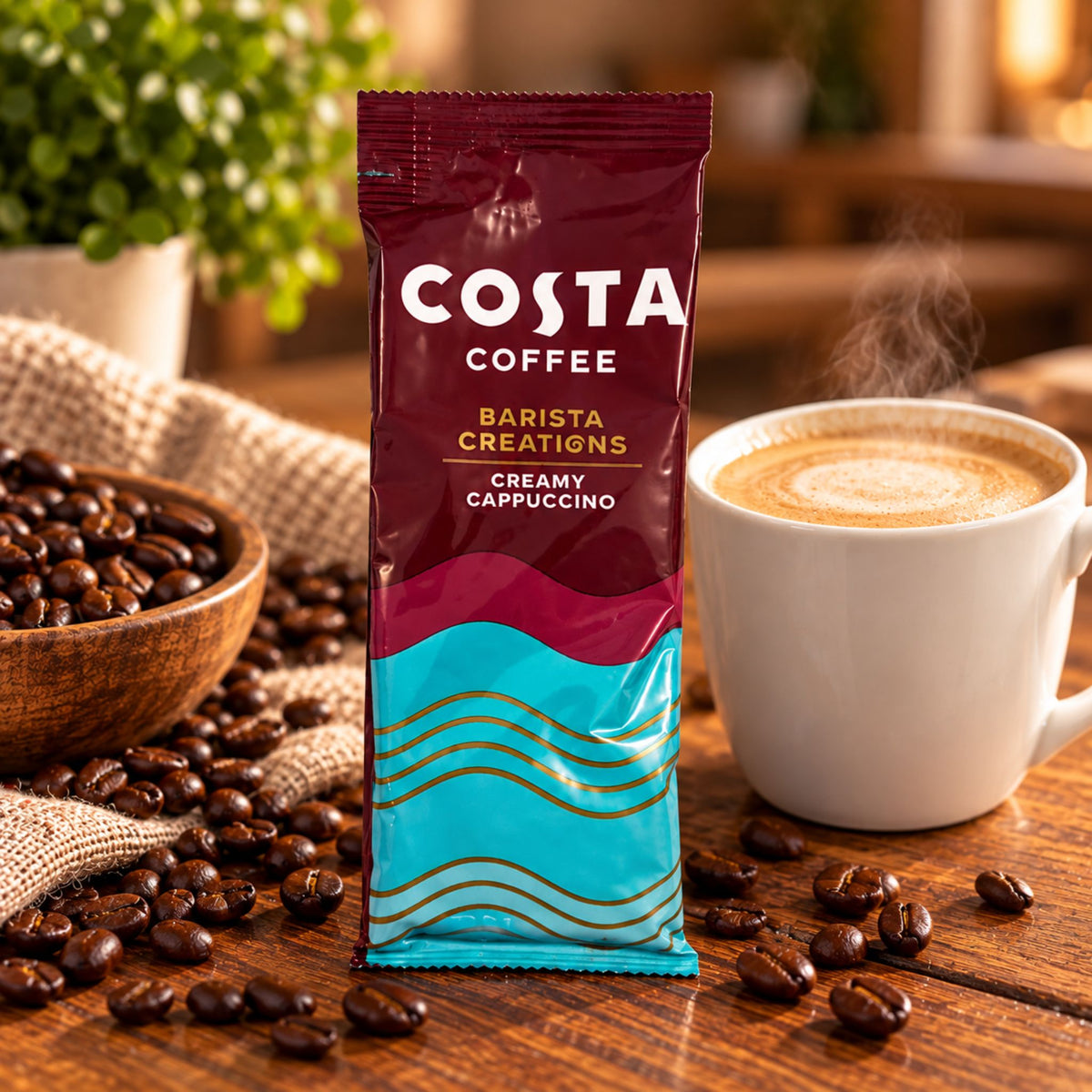 Costa Coffee Barista Creations Creamy Cappuccino 17g – 1 Sachet - WahooGifts