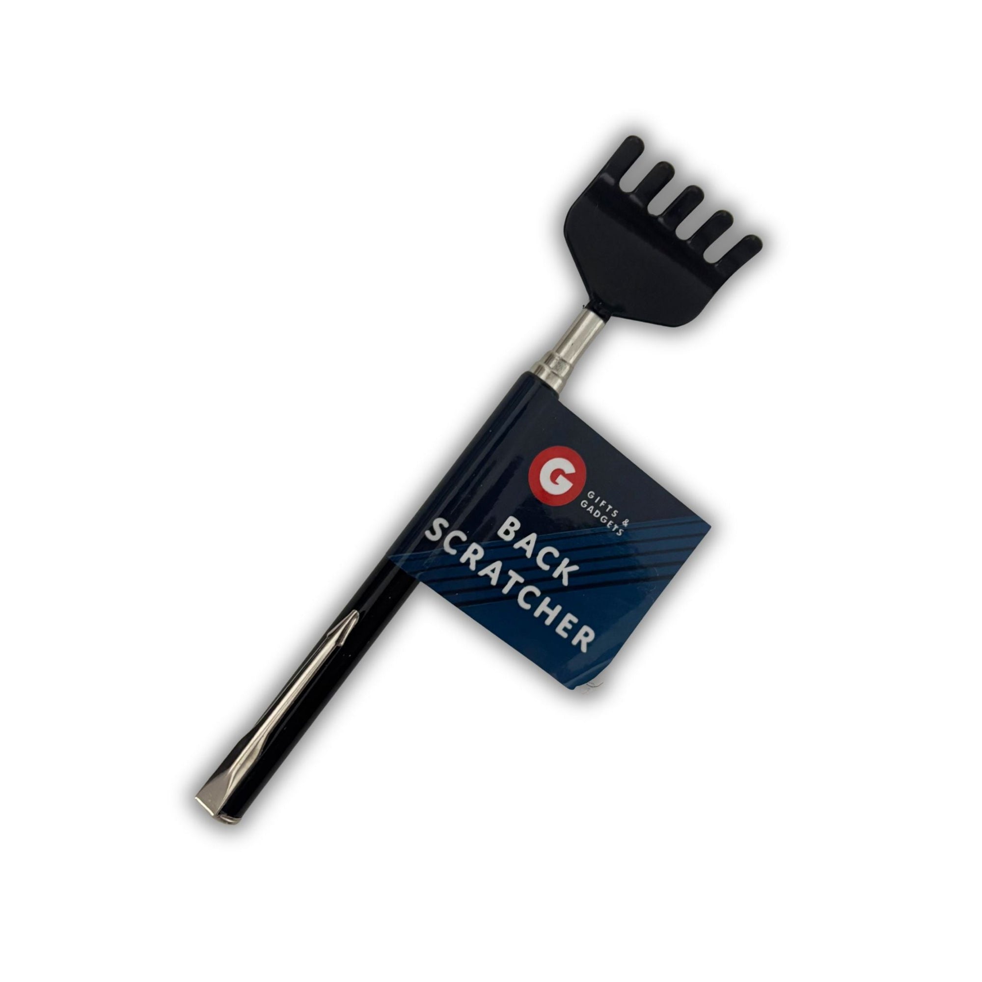 Extendable Back Scratcher – Black Telescopic Handy Gadget - WahooGifts
