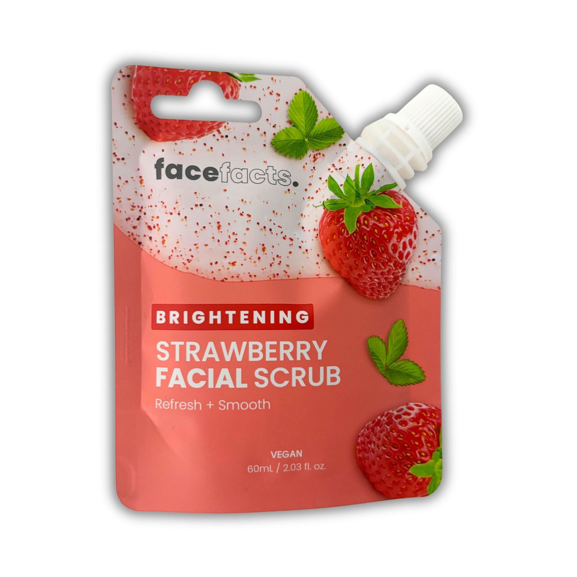 Face Facts Strawberry Facial Scrub 60ml - WahooGifts