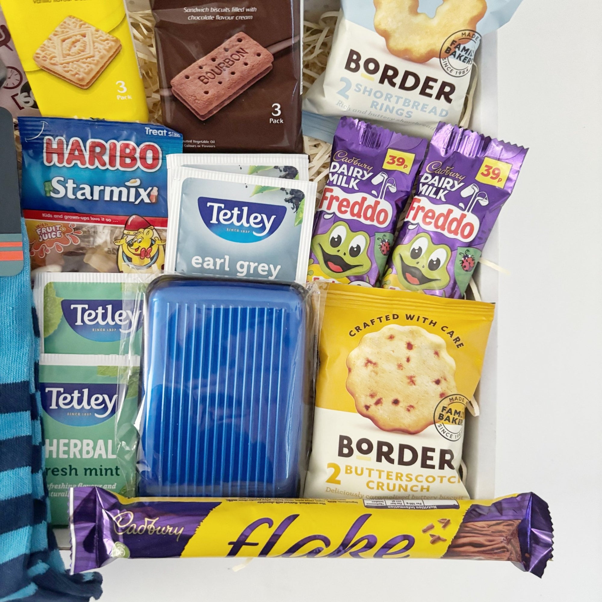 Gifts for Dad Who Wants Nothing - Tea, Biscuit & Treat Hamper - WahooGifts